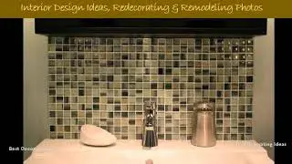 Bathroom glass mosaic tile designs | Modern designer floor tile design pic ideas for flooring