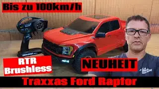 NEUHEIT - TRAXXAS Ford Raptor R 4x4 VXL 1/10 Pro Scale RTR - bis 100 km/h #slash #traxxas #pickup