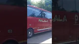 Telolet Palala Amsterdam Menggema Saat Keluar Terminal Bareh Solok Menuju Jakarta #bus #palala