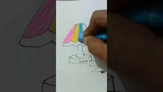 table lamp drawing #shorts #tablelamp #youtubeshorts #shortvideo
