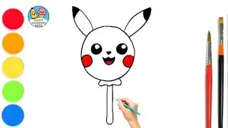 How to draw an easy lollipop Step by step, easy drawing tutorial for kids#howtodraw#easydrawing 