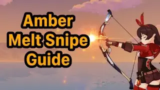 Genshin Impact Amber Charged Shot Build Guide (Weakspot MELT)