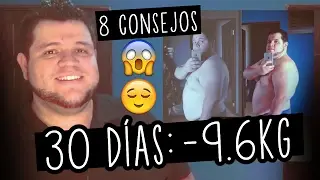 C&Oacute;MO BAJ&Eacute; CASI 10 KILOS EN UN MES | 8 trucos y consejos para bajar de peso r&aacute;pido y saludable