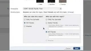 Dipity Tutorial #2 (Setting Your Timeline Permissions)