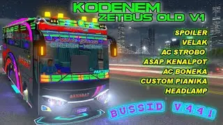 SHARE KODENEM BUS JBHD ZETBUS V1 OLD FREE 😍‼️ BUSSID V.4.4.1 TERBARU 🤩💝