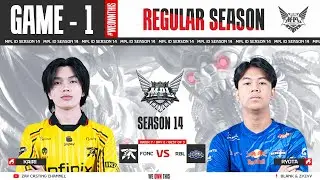 [Game - 1] ONIC ESPORTS vs REBELLION ESPORTS | MPL ID S14