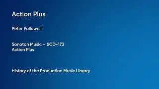 Action Plus - Peter Fallowell | Sonoton Music (SCD-173) [Full Track] - HOTPML #829