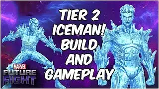 HOW TO GET TIER 2 ICEMAN! (BUILD & GAMEPLAY) X-MEN UPDATE - Marvel Future Fight