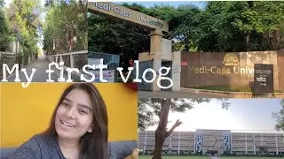 My first vlog😉|Back to college|Medicaps university tour|#vlog #medicapsuniversity #trending #indore