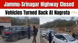 Jammu-Srinagar Highway Closed Due to Bad Weather, Vehicles Turned Back at Nagrota | ZEE J&K News