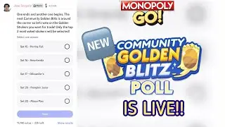 Наш следующий опрос Golden Blitz уже доступен в Discord!! #monopolygo #goldenblitz #vote
