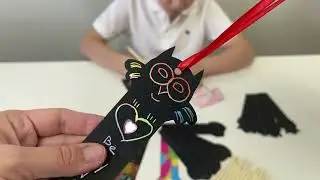 Magic Scratch Rainbow Bookmarks Making