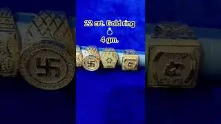 #22crtgold Ring 💍# net weight 4gm.#rekharaj#youtubeshorts
