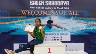 Inter School Swimming Meet 2025 | Salem Sahodaya | Swimming Competition | @crazyusona 