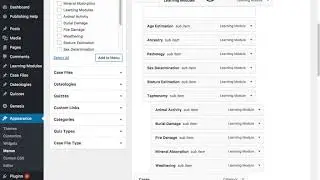 eForensics:  Editing the menus