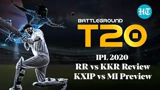 RR vs KKR Review and KXIP vs MI Preview on Battleground T20