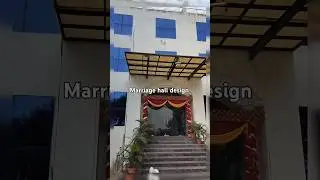 45*60 feet marriage hall design | good looking design and decoration #shorts