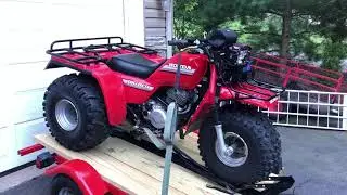 1985 & 1986 Honda Big Red & 1985 Honda ATC250SX Trail Ride with Commentary