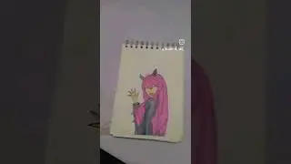 anime girl 🎀💗 #diy #viral #drawing #anime #shortsfeed #shorts #ytshorts