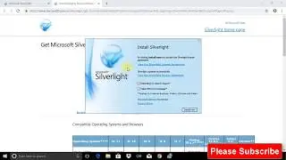 Загрузите/установите Microsoft Silverlight в Windows 10