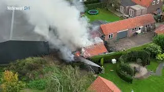 Grote brand Bergerothweg Stramproy