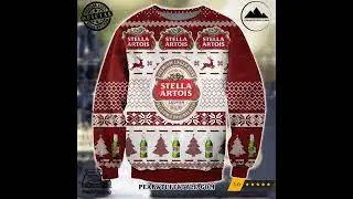 Stella Artois Belgium's Original Beer 3D Christmas Sweater