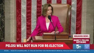 BREAKING: Nancy Pelosi will not seek reelection