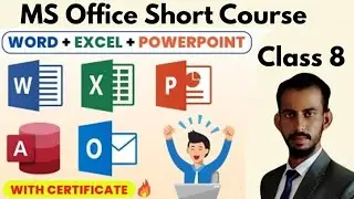 MS Office Short Course | Class 8 | Excel Basics | Online Computer Class
