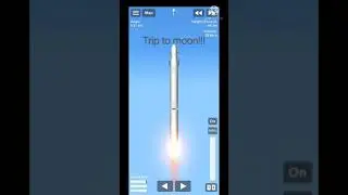 Going to moon in my first rocket | SFS (SpaceFlight Simulator) #sfsshorts #sfs