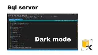 Modo oscuro sql server