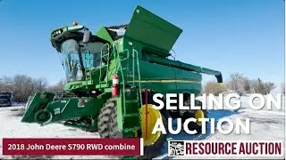 SELLING ON AUCTION: 2018 John Deere S790 RWD combine