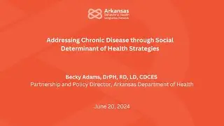Addressing Chronic Disease through Social Determinant of Health Strategies