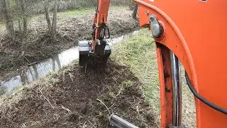 SPRING CLEANING! Grading Ditch Banks Cutting Overgrowth With The MTL XC5