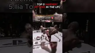 TOP 5 HARDEST HITTERS IN THE UFC!! 🤩