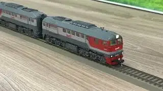 2М62 Roco + цистерны 15-144 собранные из китов Sin-Models