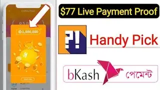 Handy pick App | 20 dollar profit | unlimited trick | Don't miss | Bonus code   YYMRBD