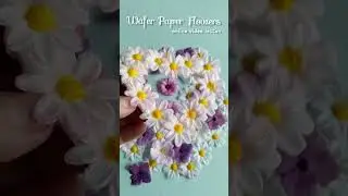 Wafer Paper Filler Flowers @PetyaShmarova online video lesson #waferpaper #waferpaperflowers
