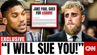 Anthony Joshua Just SUED Jake Paul for Cancelling the FIGHT!