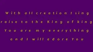 Revelation Song instrumental with lyrics, no bgv
