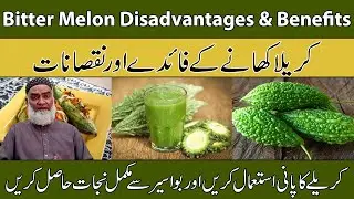 Bitter Melon Benefits & Disadvantages In Urdu | Krela Ke Fayde Aur Nuksan | Al-Razaqi Health Recover
