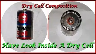 Inside A R20 Dry Cell | 1.5v dry cell | 1.5v battery | R20 cell |