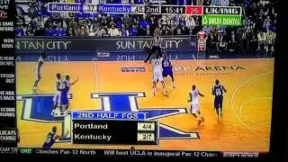 Kentucky's Michael Kidd-Gilchrist dunks all over Portland