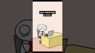 How I think I look at work🤔 #expectations #workhumor #relatable