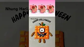 Happy Halloween 🎃 | I made Sprunki Numberblocks 100 But It's Pumpkin  #sprunki #numberblocks #clay