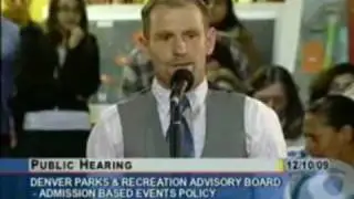 Denver Parks and Recreation Hearing - Hayden