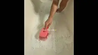 ASMR - Bath Mat Scrub 🫧 Crisp & Crunchy Sounds- Relaxation ✨