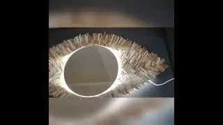 How to make a wine cork mirror frame, cork design master class, mirror base