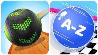 Going Balls vs A-Z Run - All Levels Gameplay Walkthrough Android iOS Best Mobile Games New Update