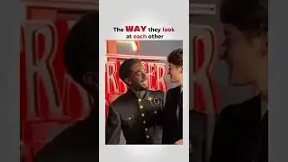 The way they look at each other 👀 #NoahSchnapp #CalebMcLaughlin #shorts