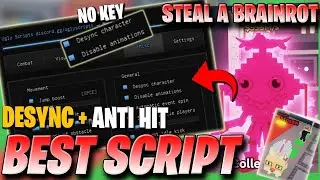 Steal A Brainrot Script *NO KEY* Ugly Hub Instant Grab, Auto Fish, Desync, Brainrot Spawner, & More!